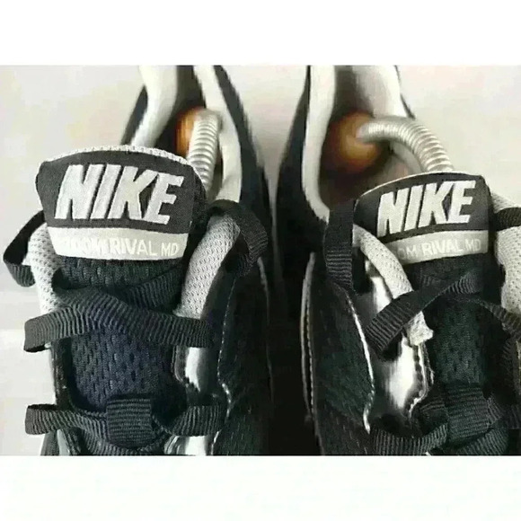 Men's Nike Zoom Rival MD Track & Field Running Spike Shoes Black,carry Bag - Picture 9 of 14